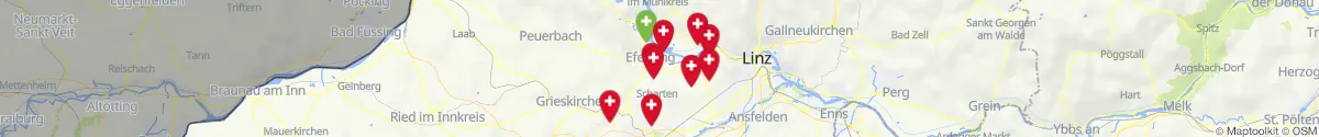 Map view for Pharmacies emergency services nearby Eferding (Eferding, Oberösterreich)